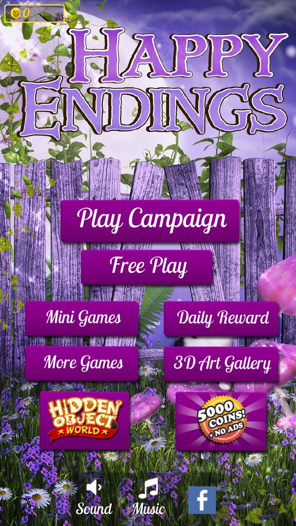 Hidden Object - Happy Endings screenshot game