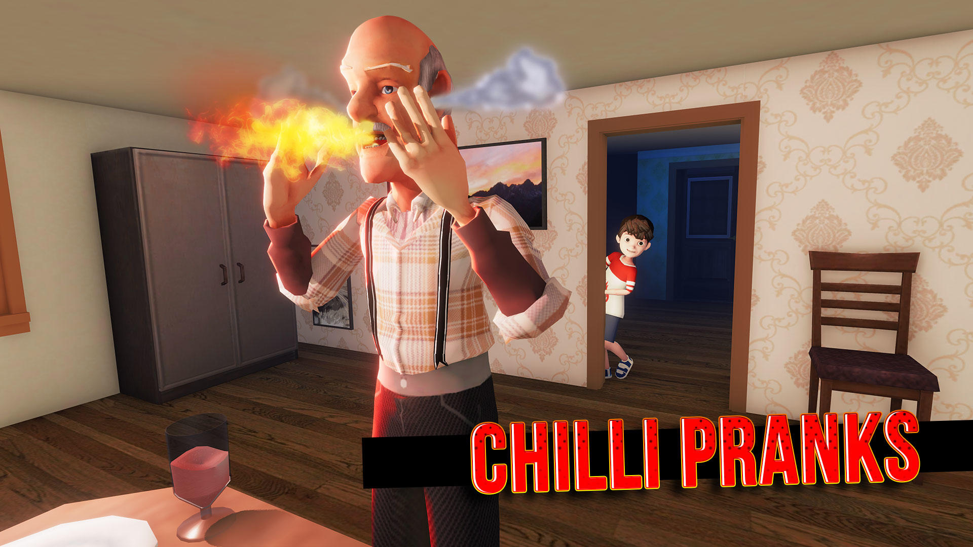 Bad Granny Crazy Prank Game Screenshot