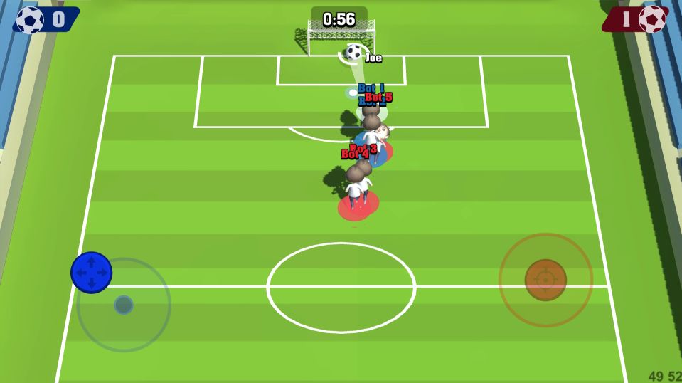 SuperStar Sports - Soccer 게임 스크린 샷