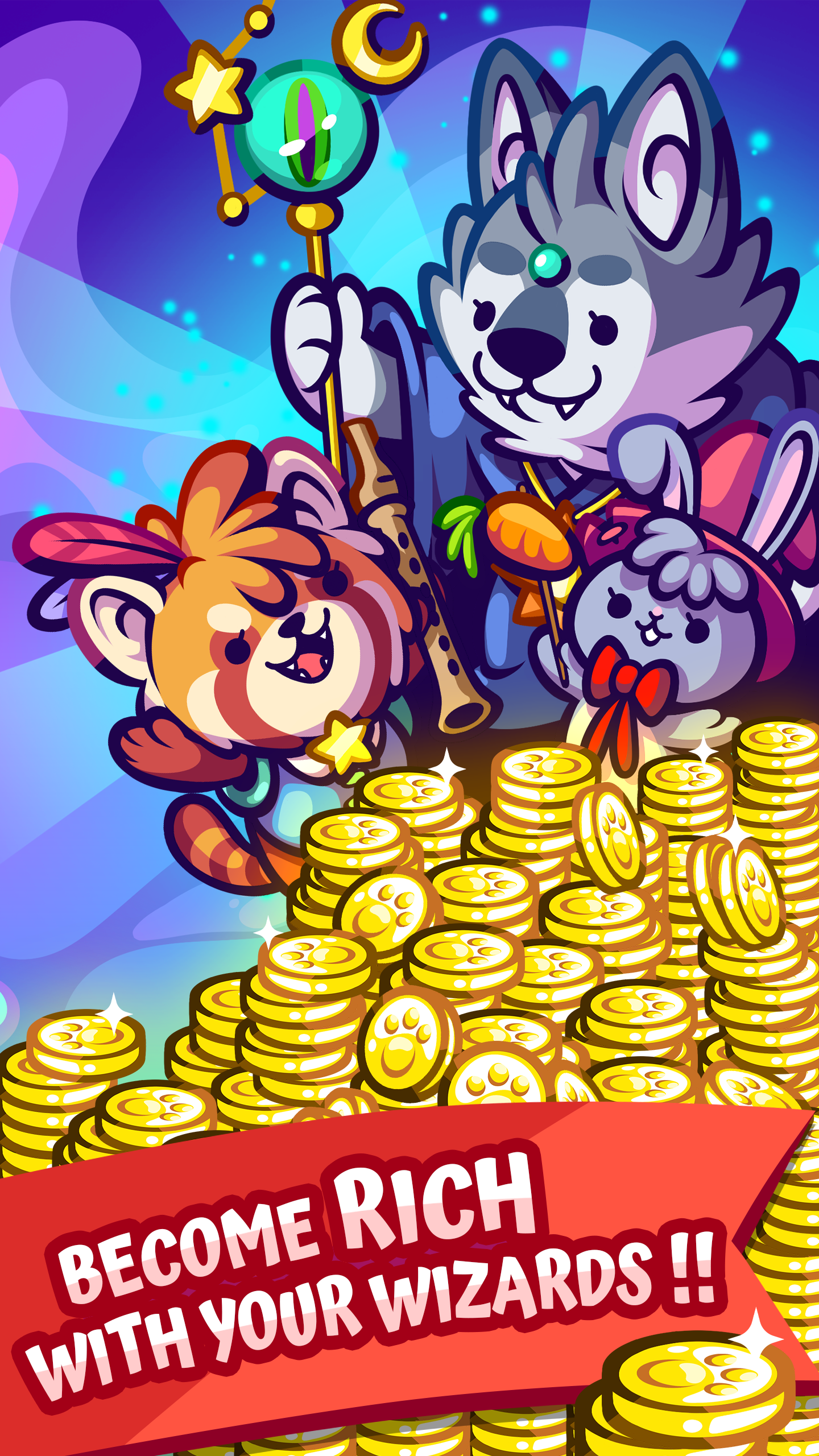 Merge Kawaii Wizards - Merge Games 2020 Game Screenshot