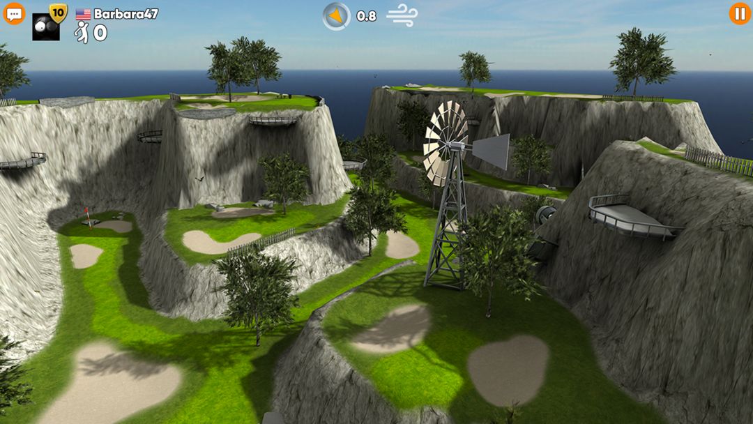 Screenshot of Stickman Cross Golf Battle