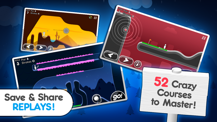 Super Stickman Golf 2 게임 스크린샷