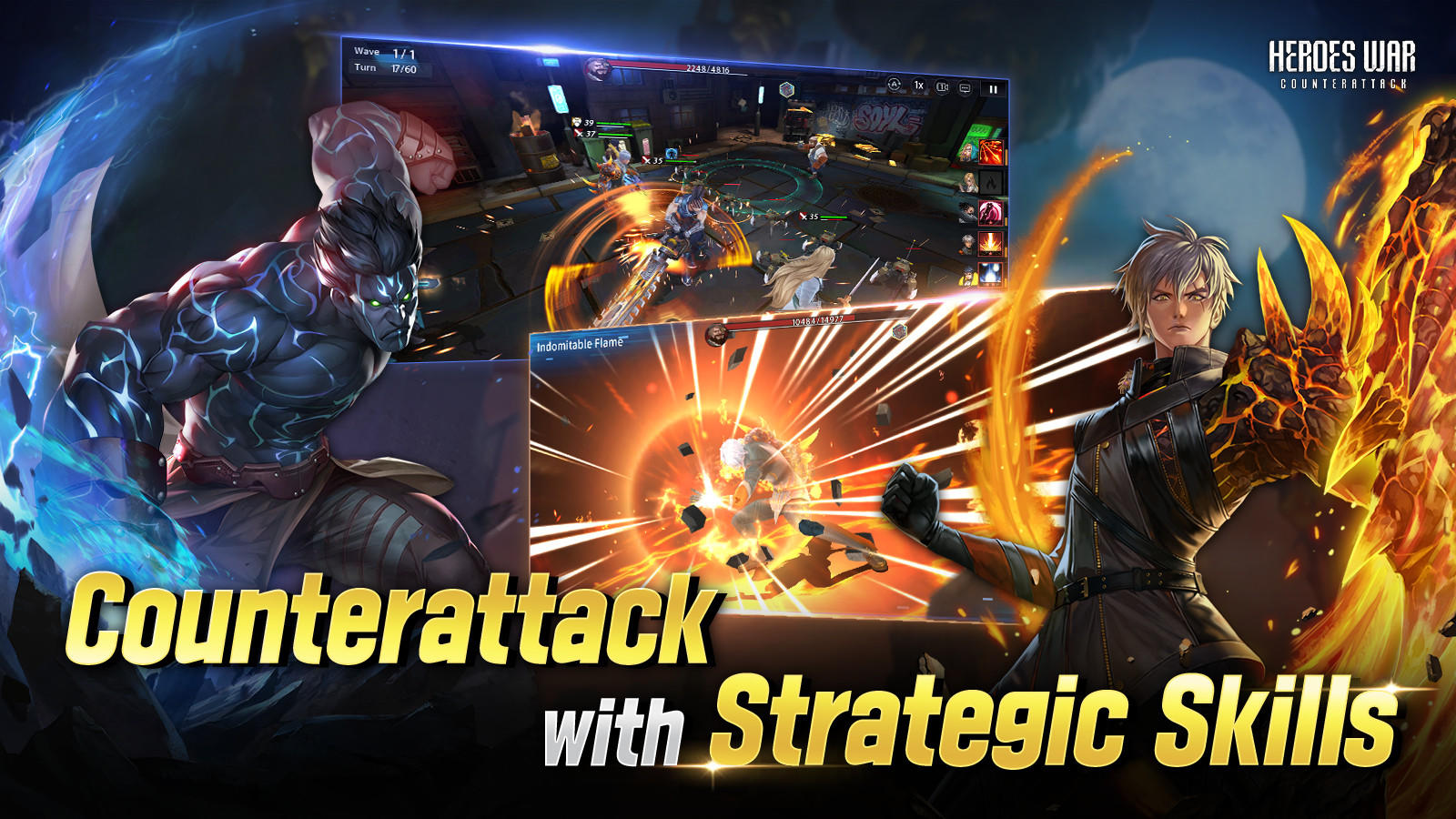 Cuplikan Layar Game Heroes War: Counterattack