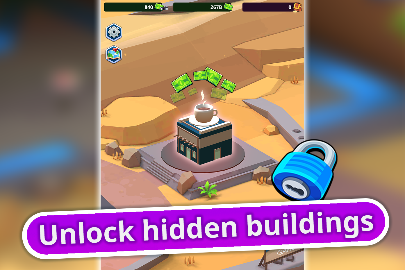 Idle Hiking Manager Game Screenshot