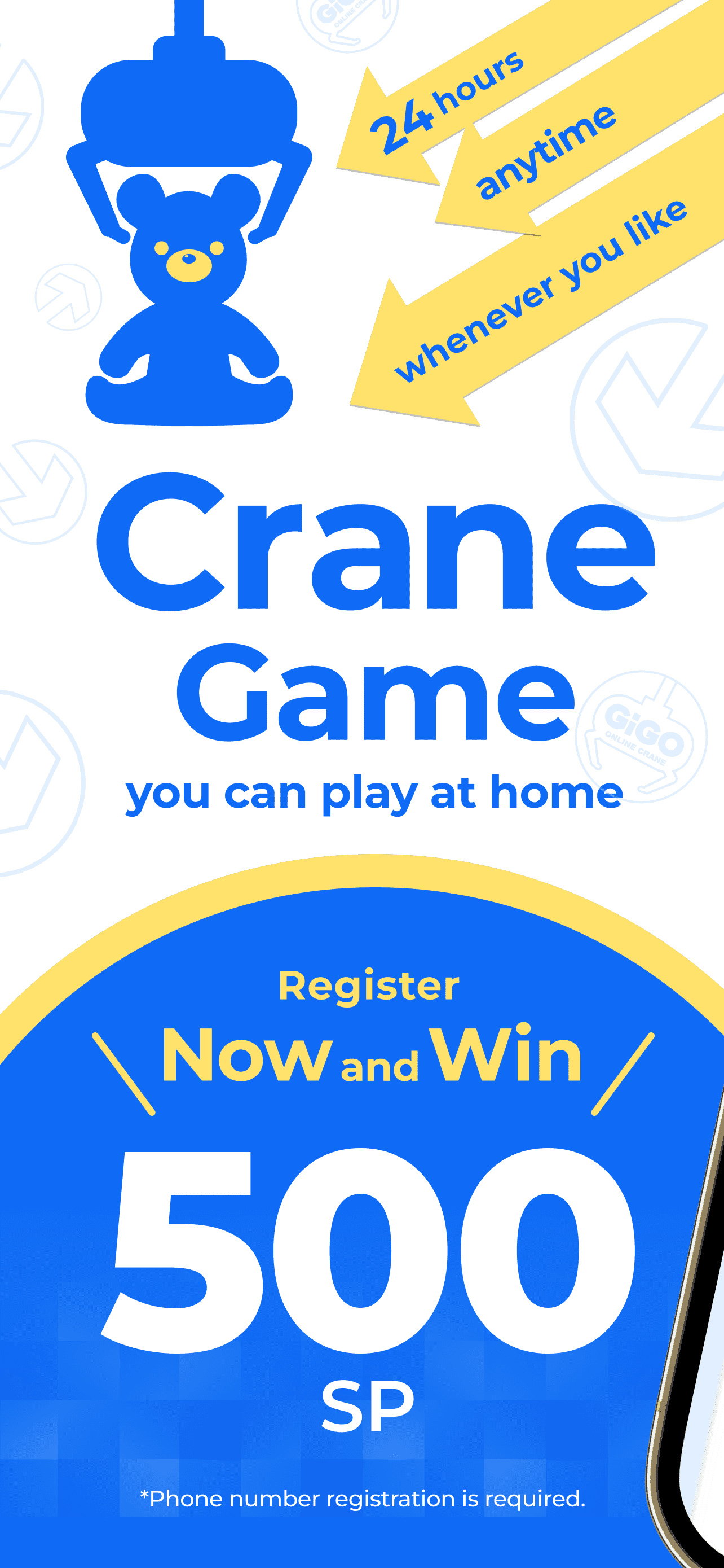 GiGO ONLINE CRANE Game Screenshot