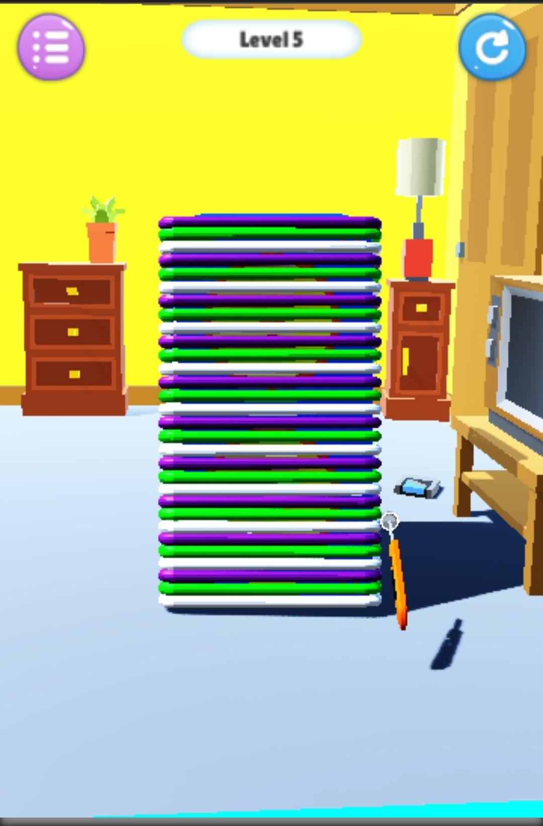 Rubber Band Slice ASMR Game Screenshot