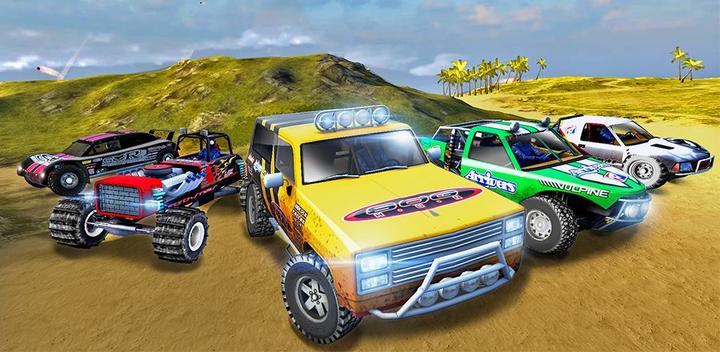 Banner of 4x4 Dirt Racing - Offroad Dunes Rally Car Race 3D 