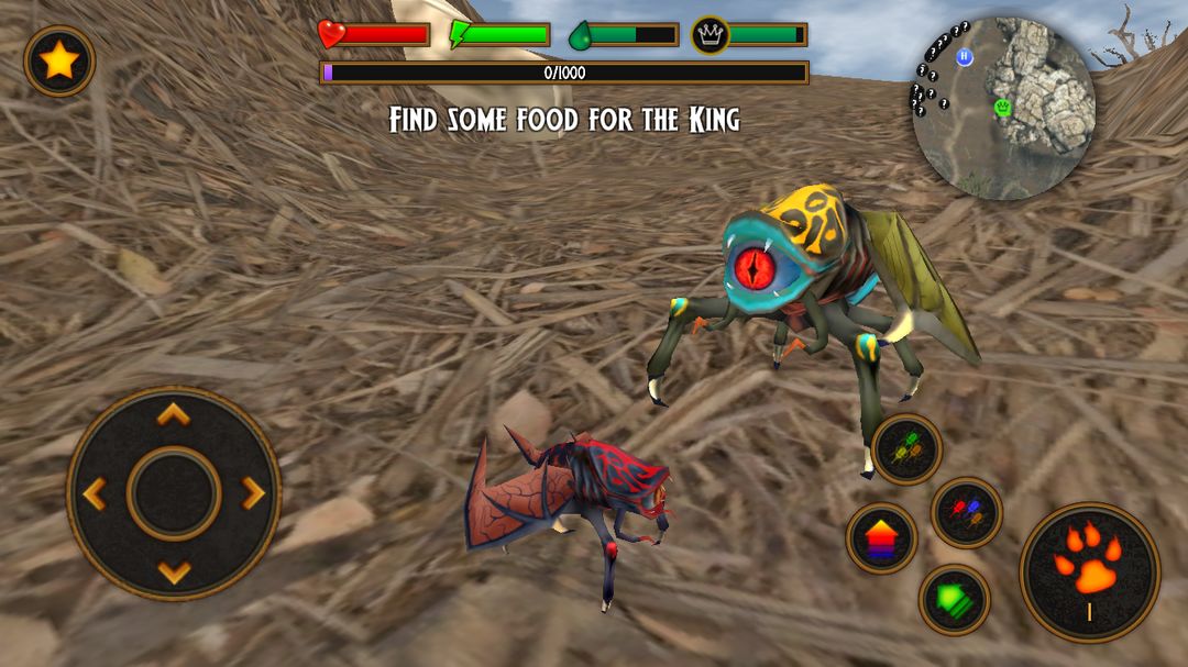 Screenshot of Flying Monster Insect Sim