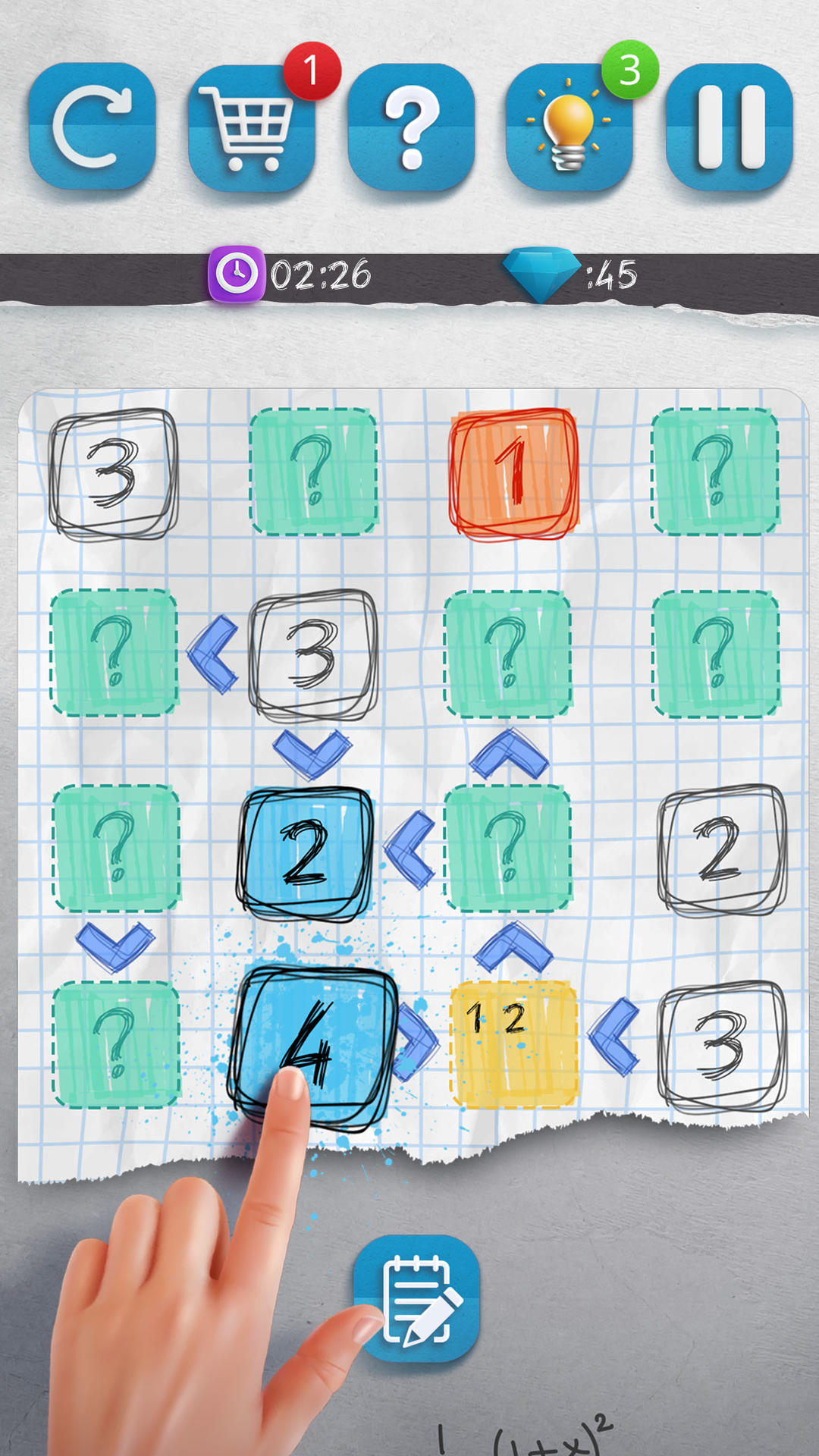 Solve The Grid ภาพหน้าจอเกม