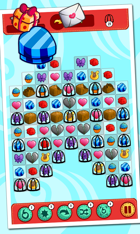 Valentine Connect ภาพหน้าจอเกม