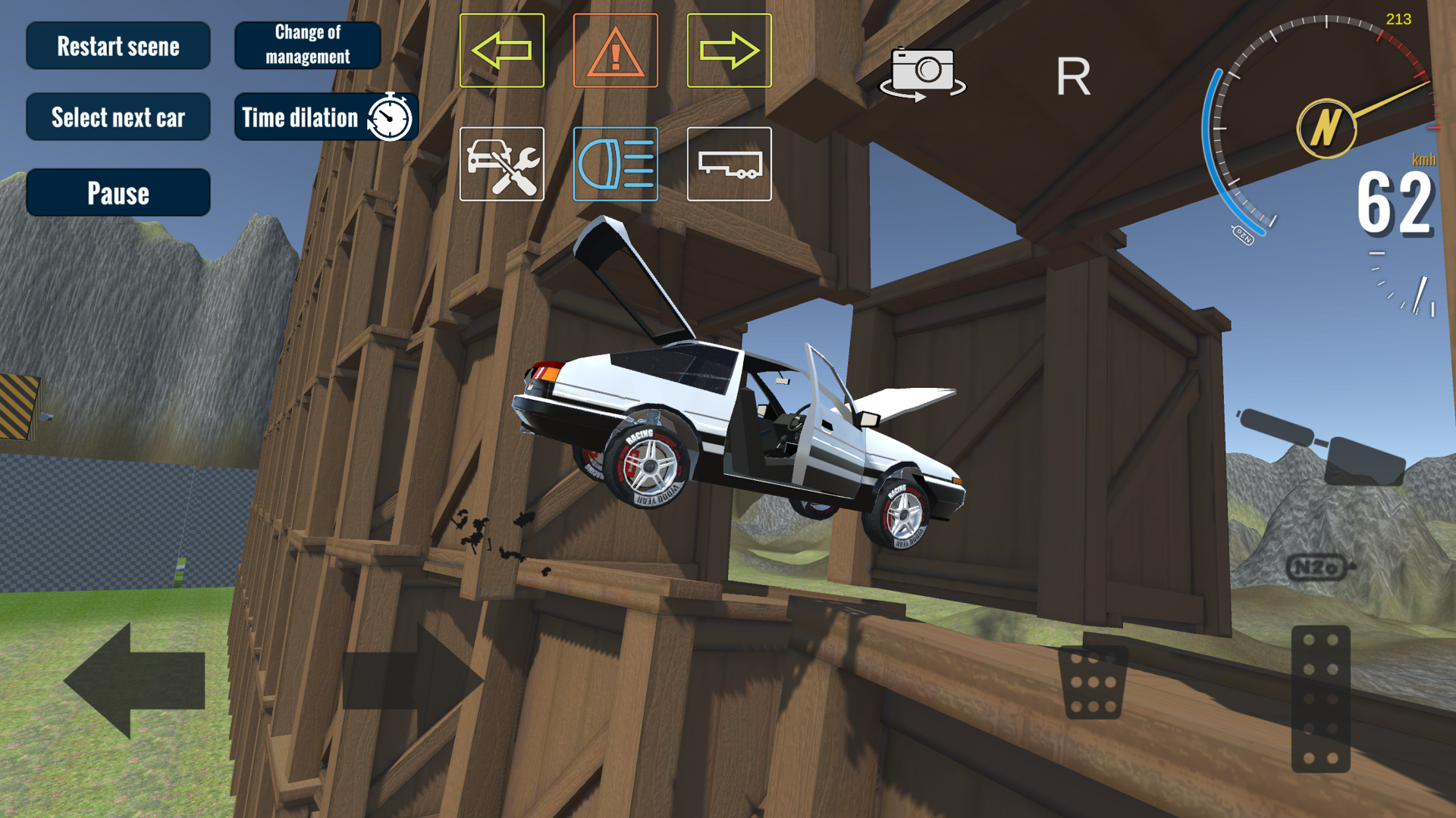 Car Crash Test Simulator 3D Game Screenshot