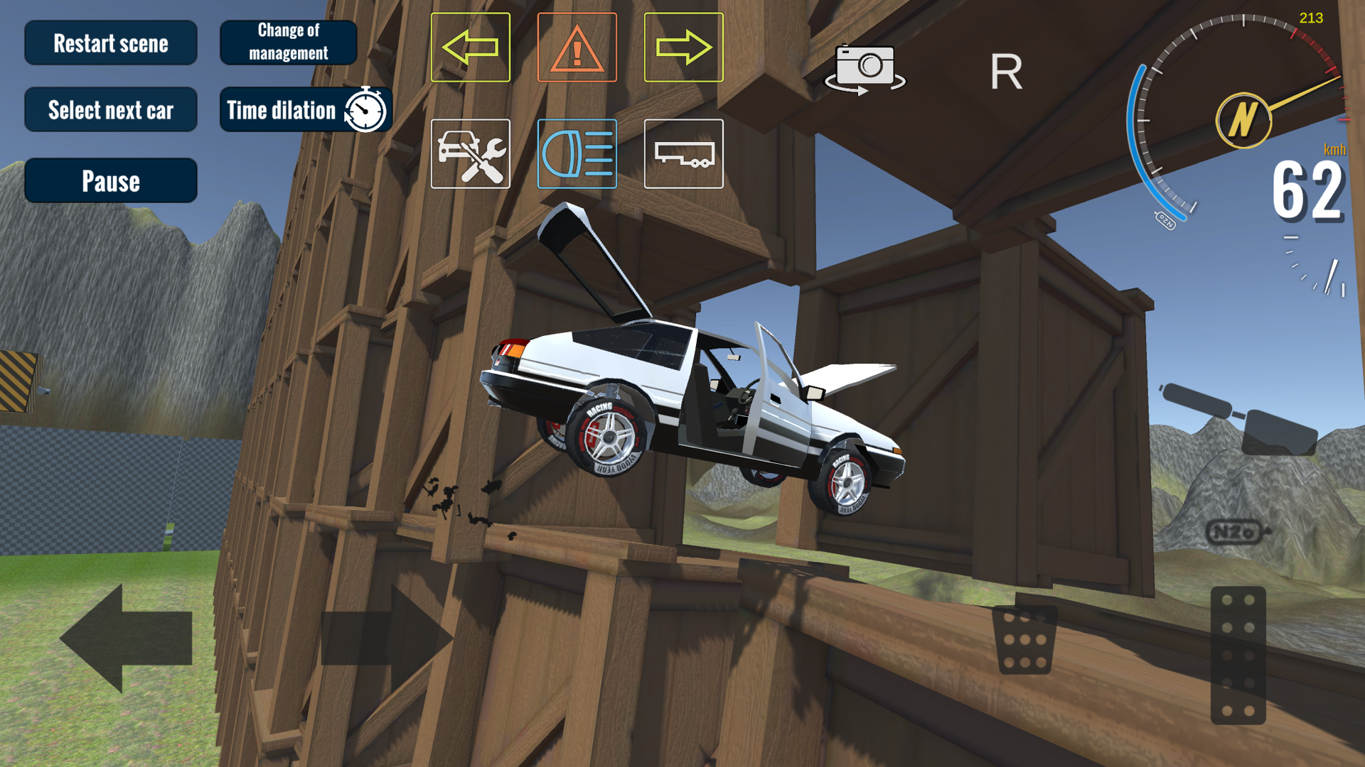 Cuplikan Layar Game Car Crash Test Simulator 3D