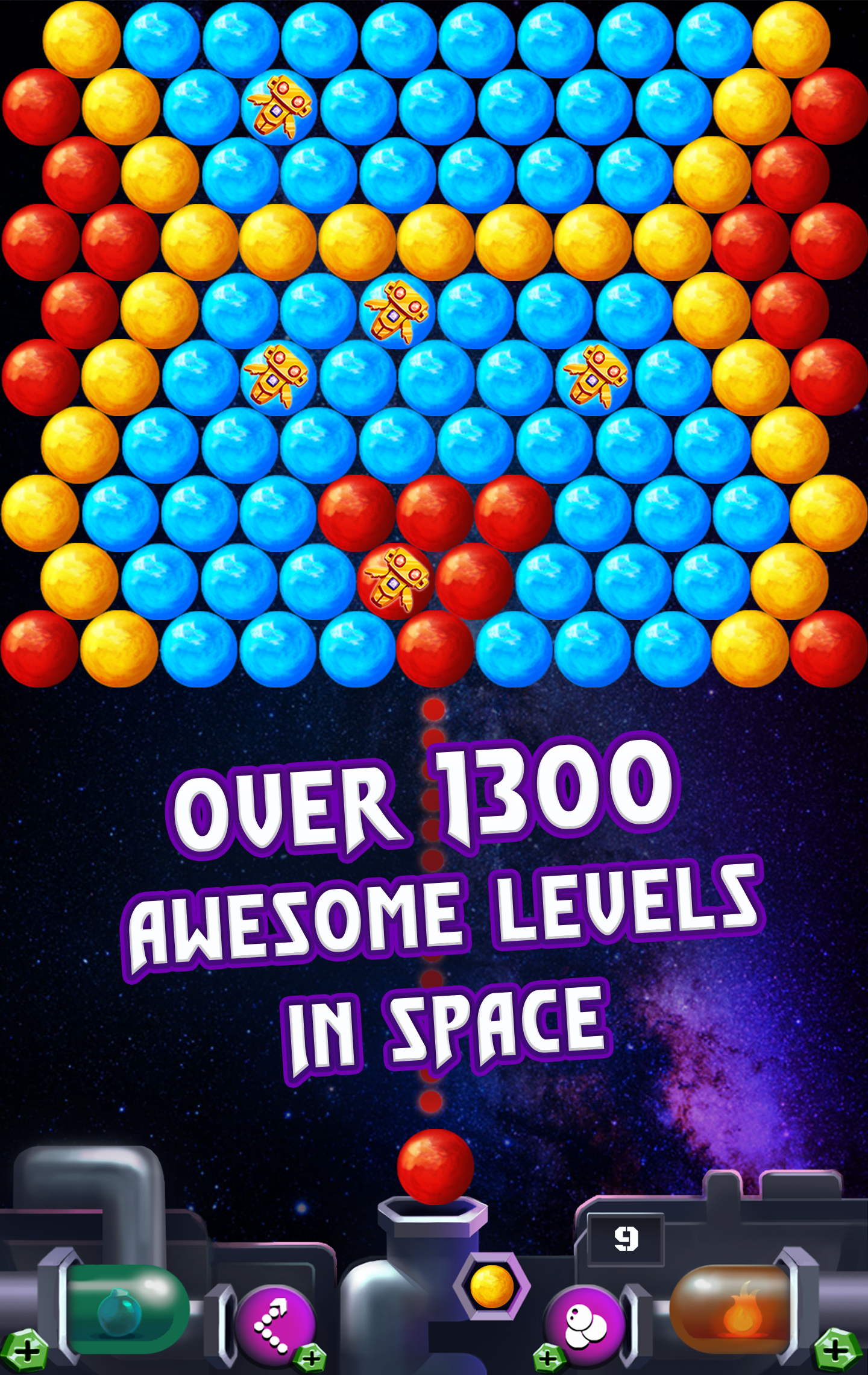 Cuplikan Layar Game Bubble Bot Shooter