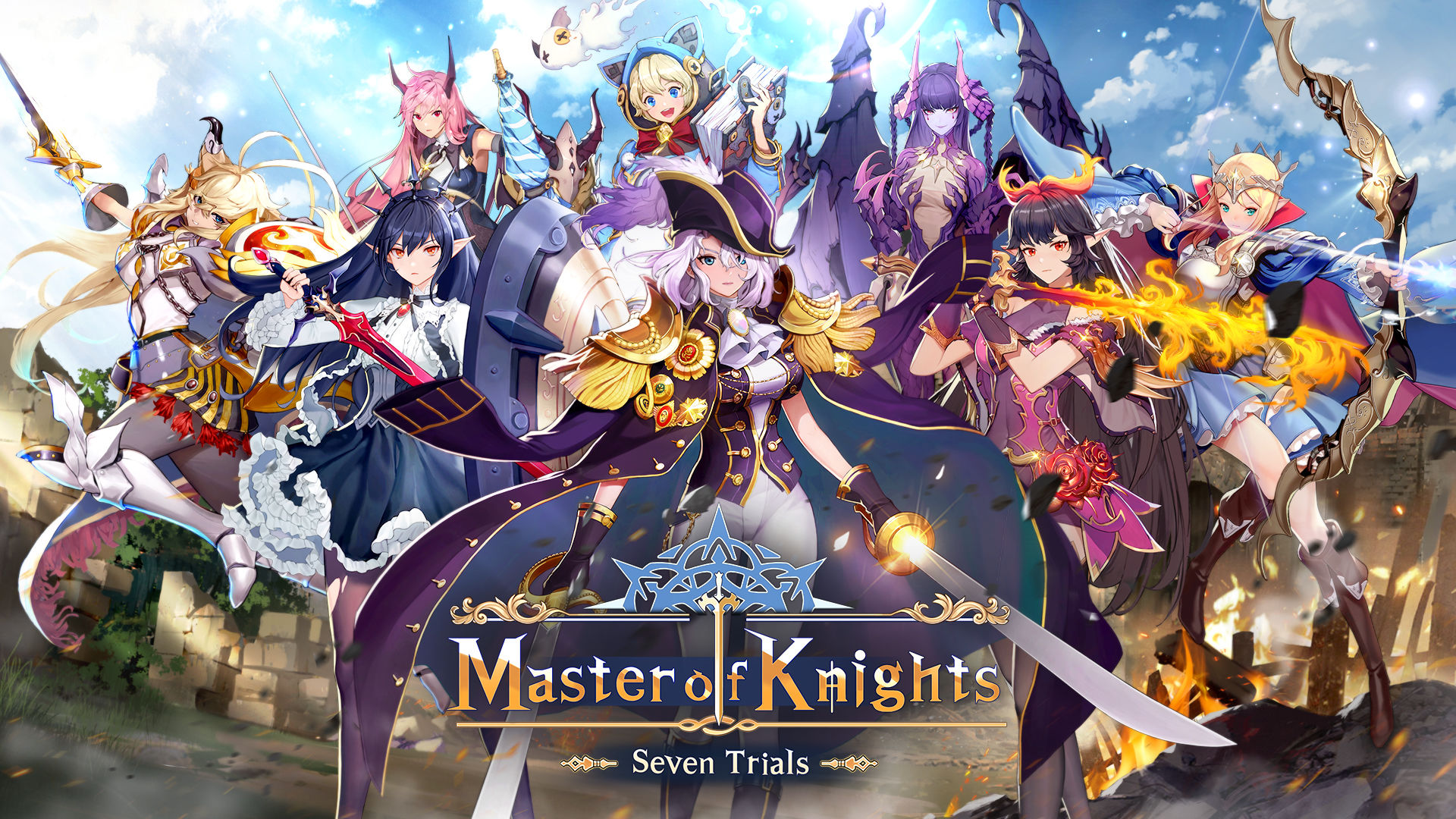 Screenshot of Master of Knights- Tactics RPG