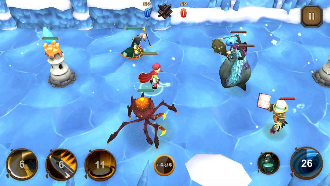 Dungeon and League screenshot game