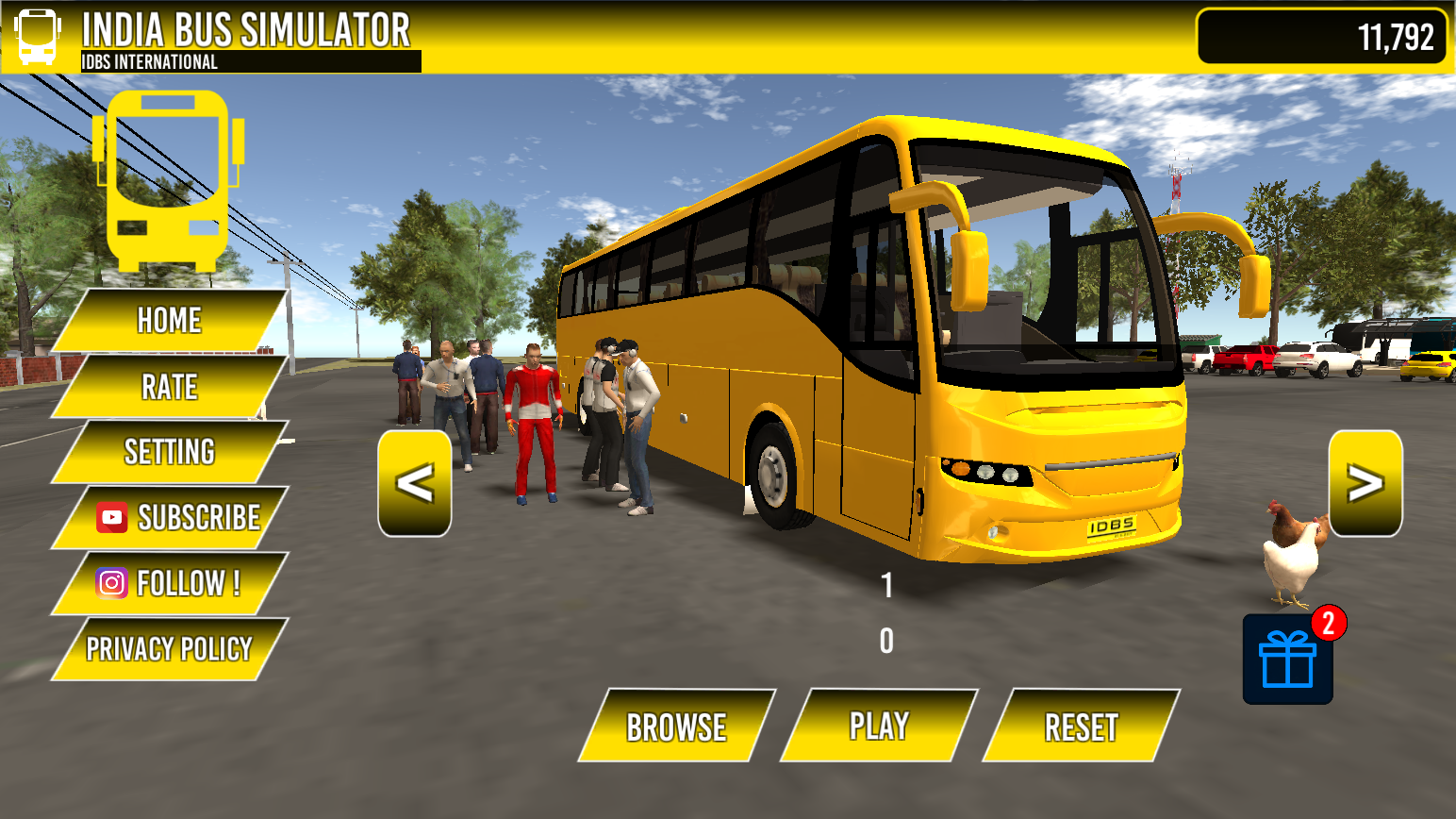 Screenshot 1 of 인도 버스 시뮬레이터 2.5