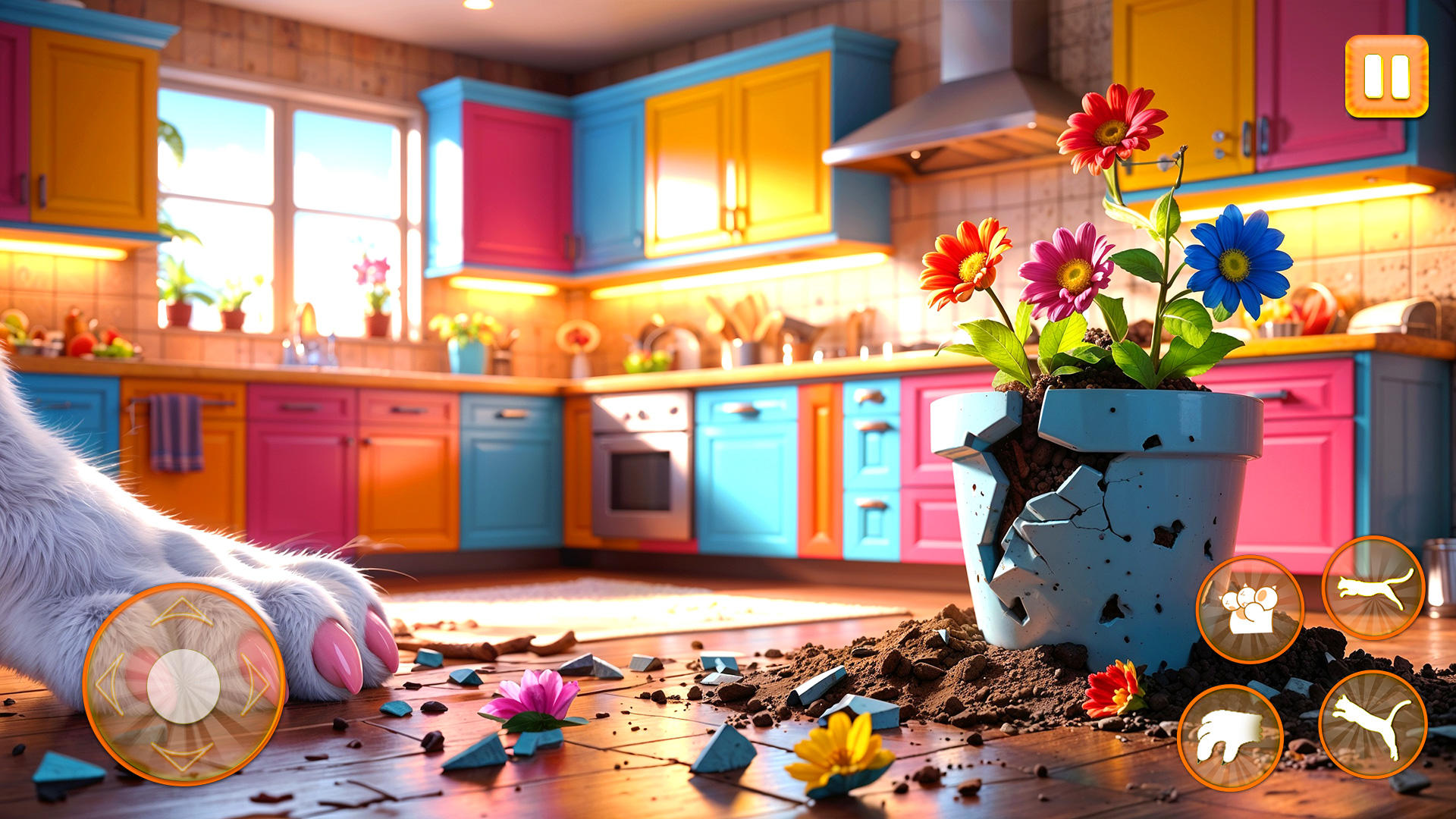 Angry Gran Vs Pet Cat Sim Game Game Screenshot