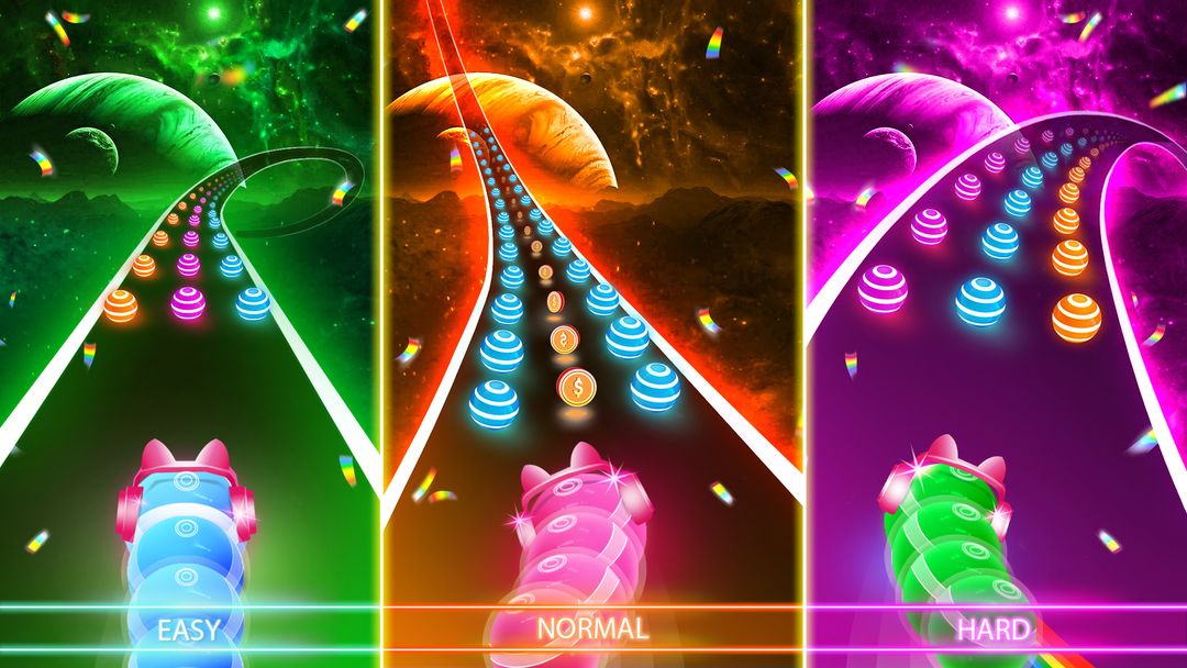 Screenshot of Dancing Snake: Colorful Balls