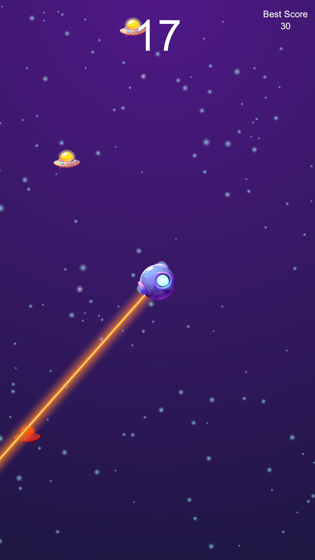 Alien Invasion ゲームのスクリーンショット