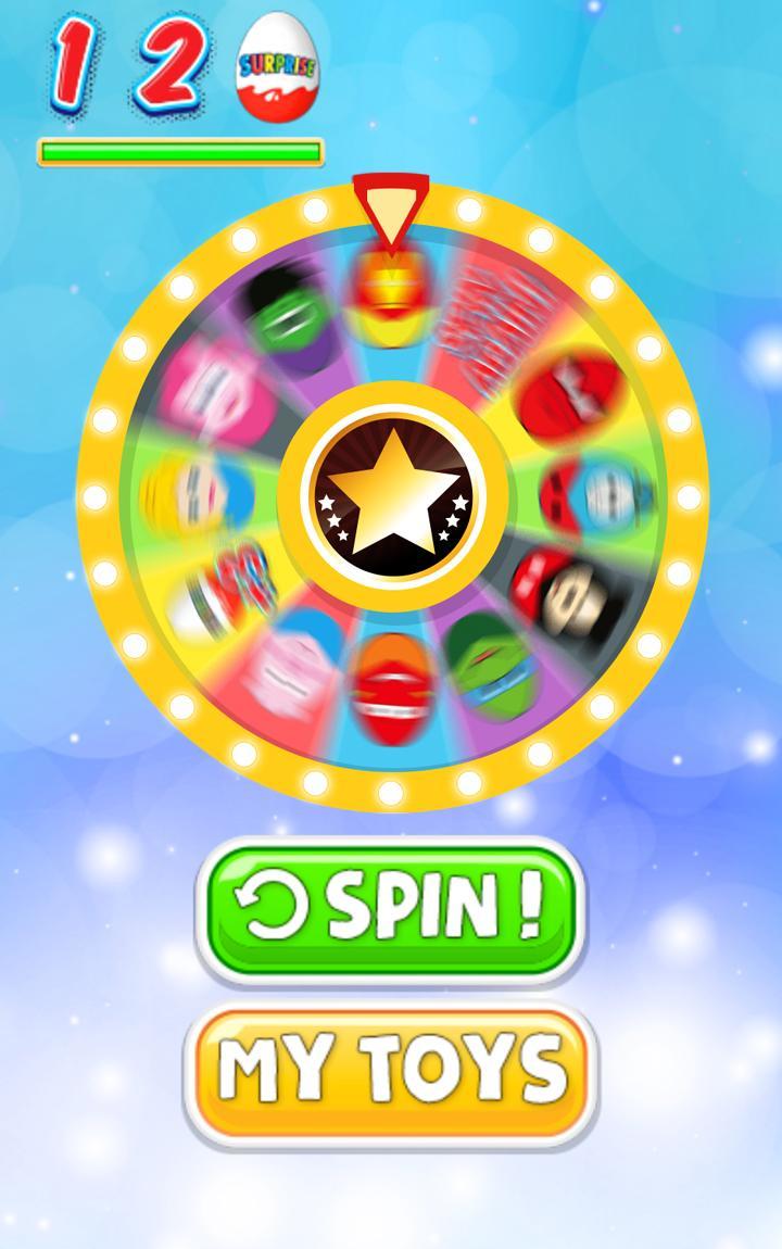 Cuplikan Layar Game Wheel Of Surprise Eggs