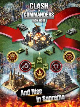 Clash of Commanders-Iron Tides Game Screenshot