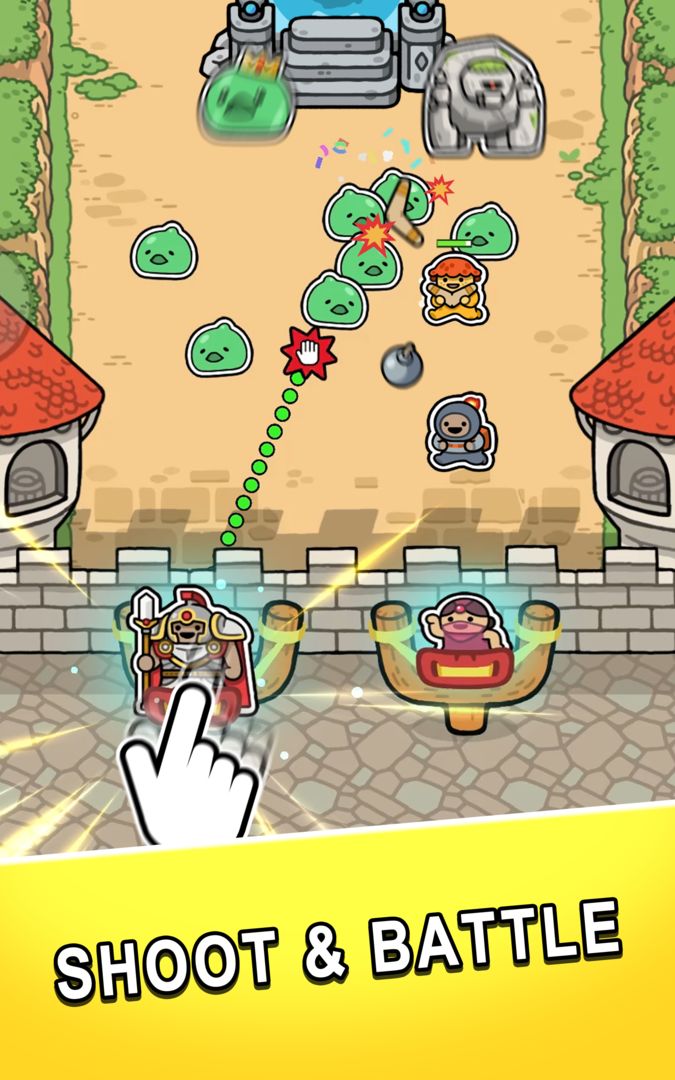 Smash Kingdom : Slingshot Action Defense screenshot game