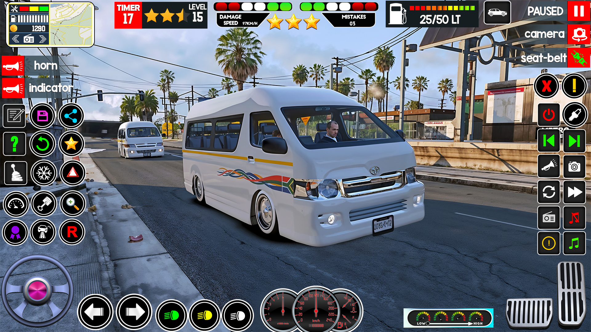 Mini Bus Simulator Coach Bus ภาพหน้าจอเกม
