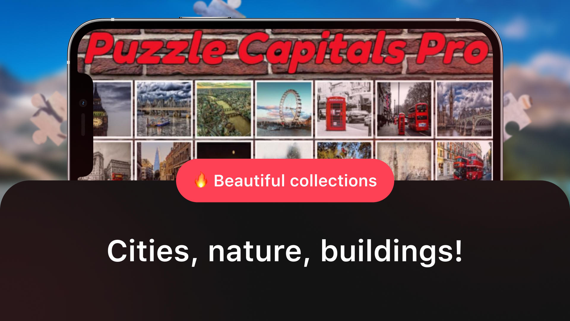 Puzzle Capital Pro Game Screenshot