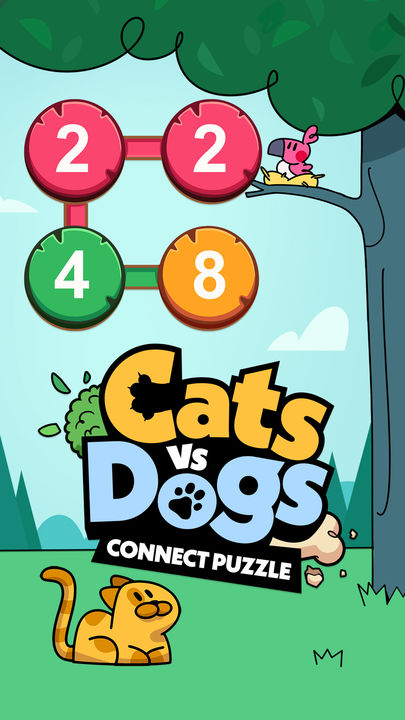 Cuplikan Layar Game Cats vs Dogs Puzzle Connect