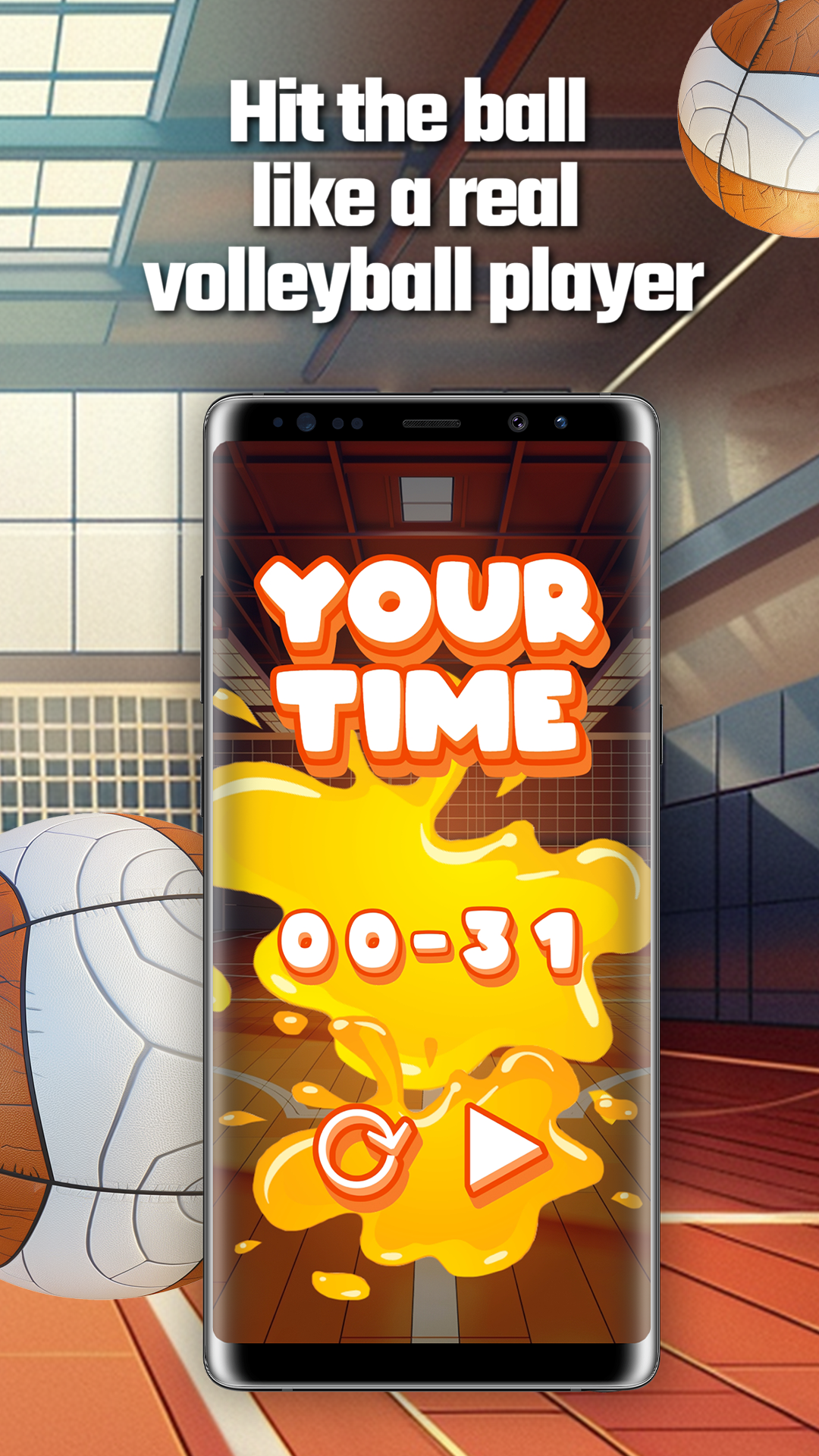 Screenshot of Volleyball Mania: Arcade