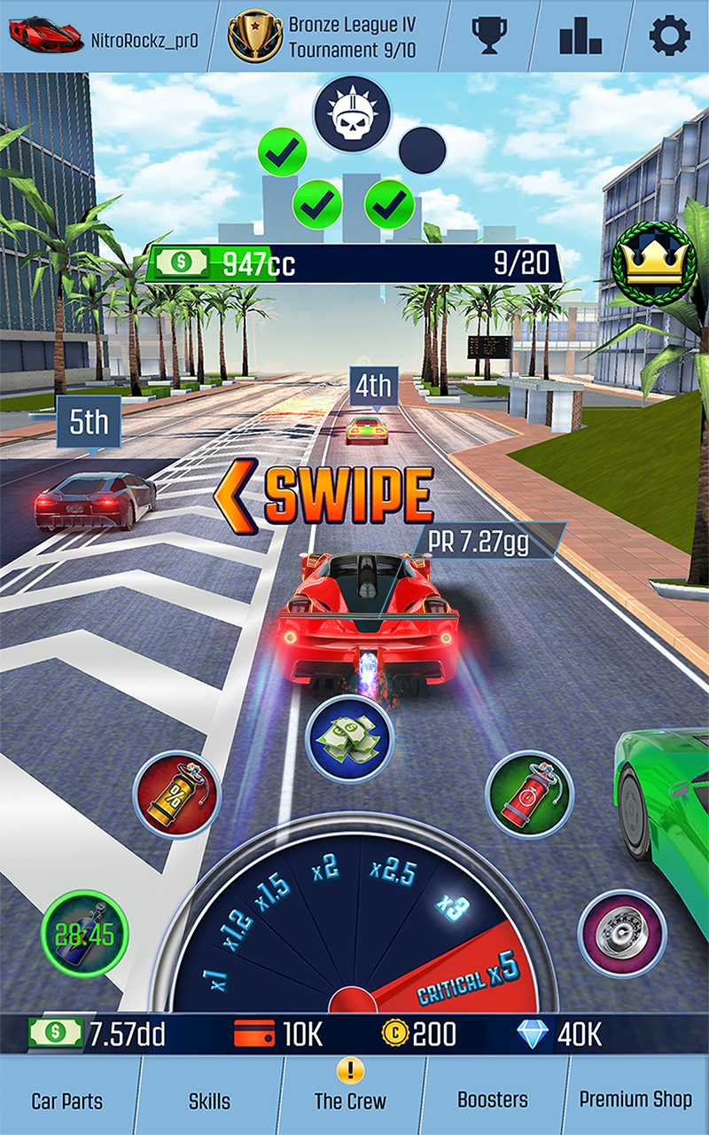 Idle Racing GO: Clicker Tycoon Game Screenshot