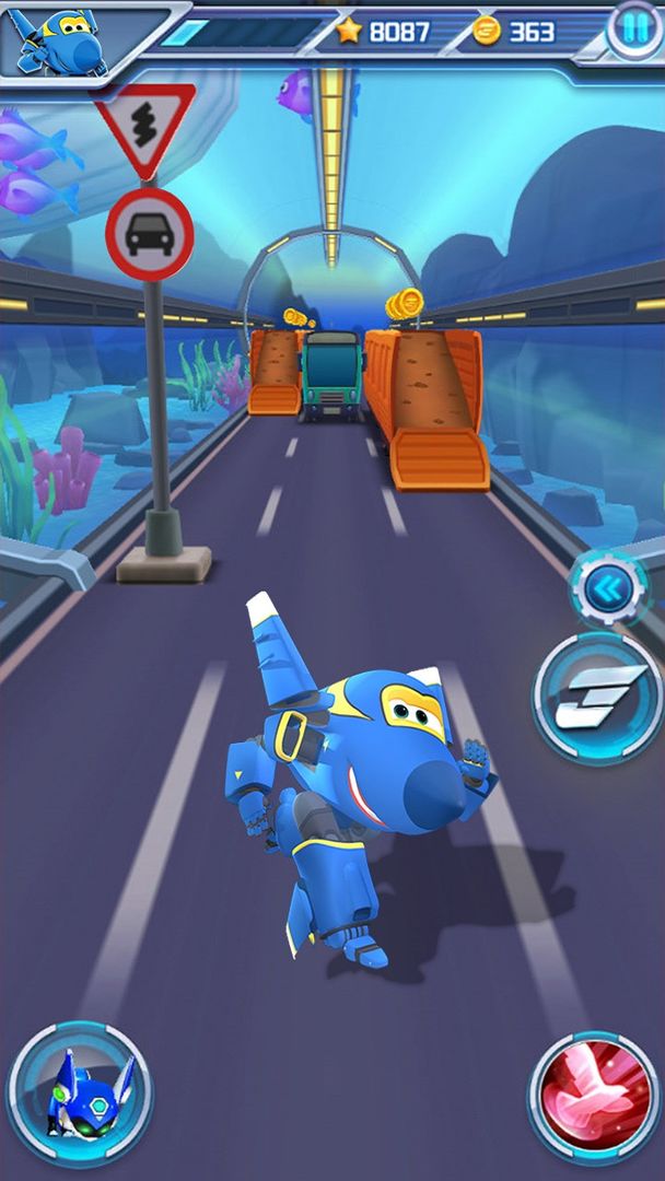 Screenshot of Super Wings : Jett Run