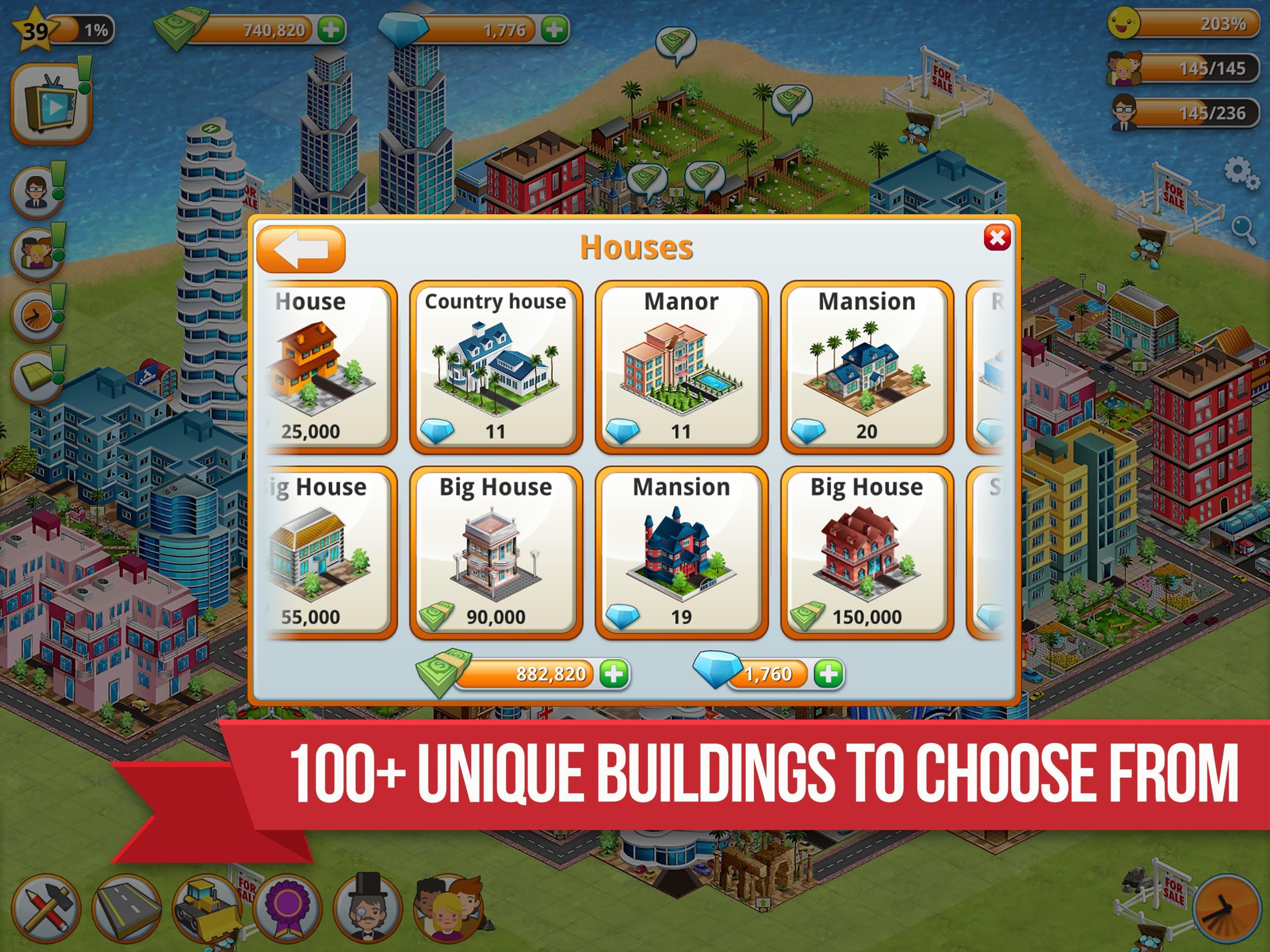 Village Island City Simulation Game Screenshot