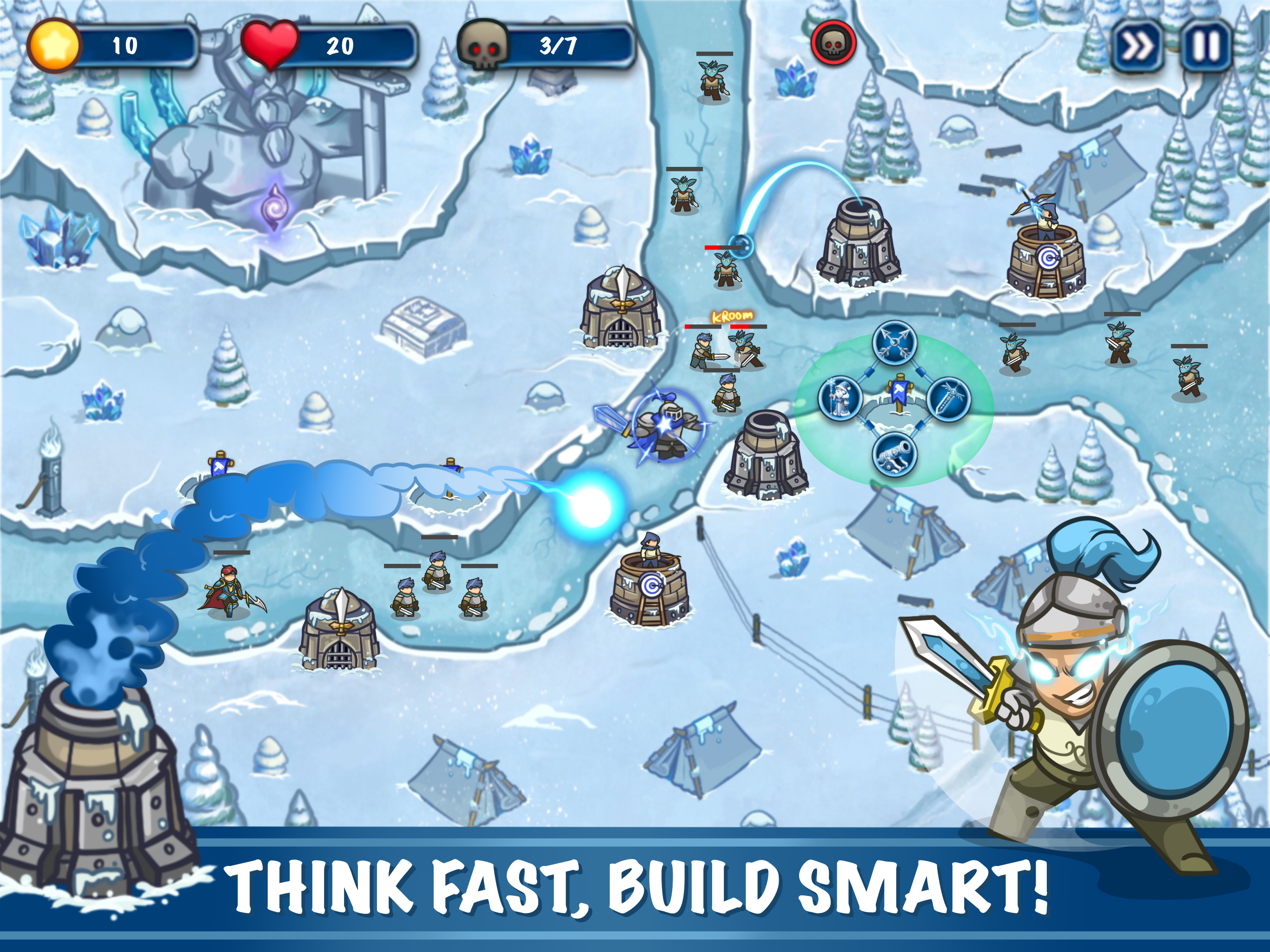 Captura de Tela do Jogo EverFrost: Tower Defense Games