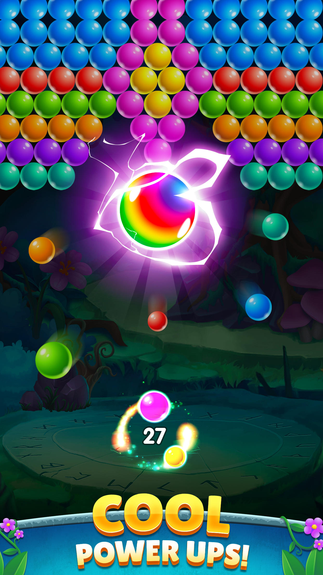 Woodland Bubble Pop Game Screenshot