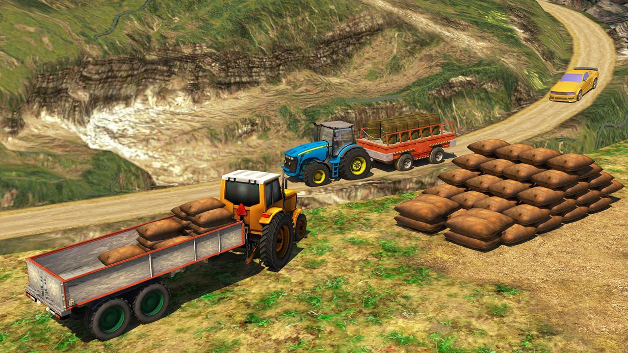 Cargo Tractor Simulator: Hill Climb Transport 遊戲截圖