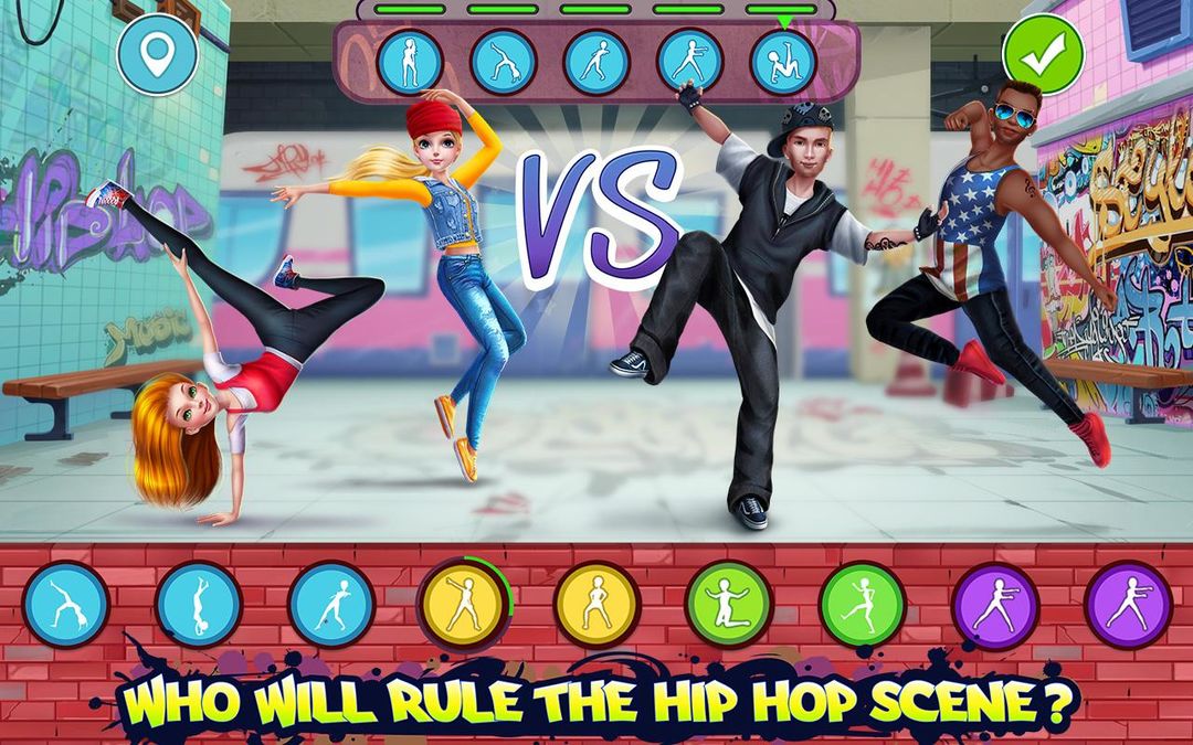 Hip Hop Battle - Girls vs Boys screenshot game