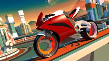 Скриншот игры Gravity Rider: Space Bike Race