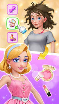 Beauty Merge - Makeup Game Game Screenshot