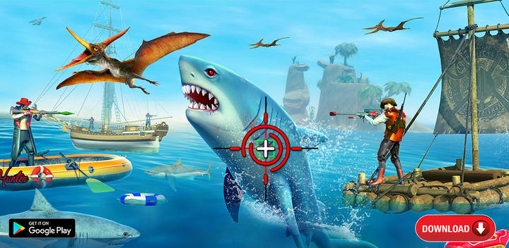 Banner of शार्क अटैक एफपीएस स्निपर गेम 1.0.46