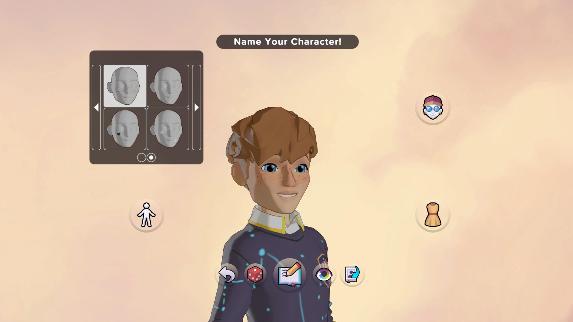 Screenshot of Spells & Secrets - Character Creator