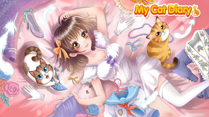 Banner of Nhật ký mèo của tôi - Trò chơi hợp nhất mèo & mặc quần áo cho công chúa 1.7.0.5066