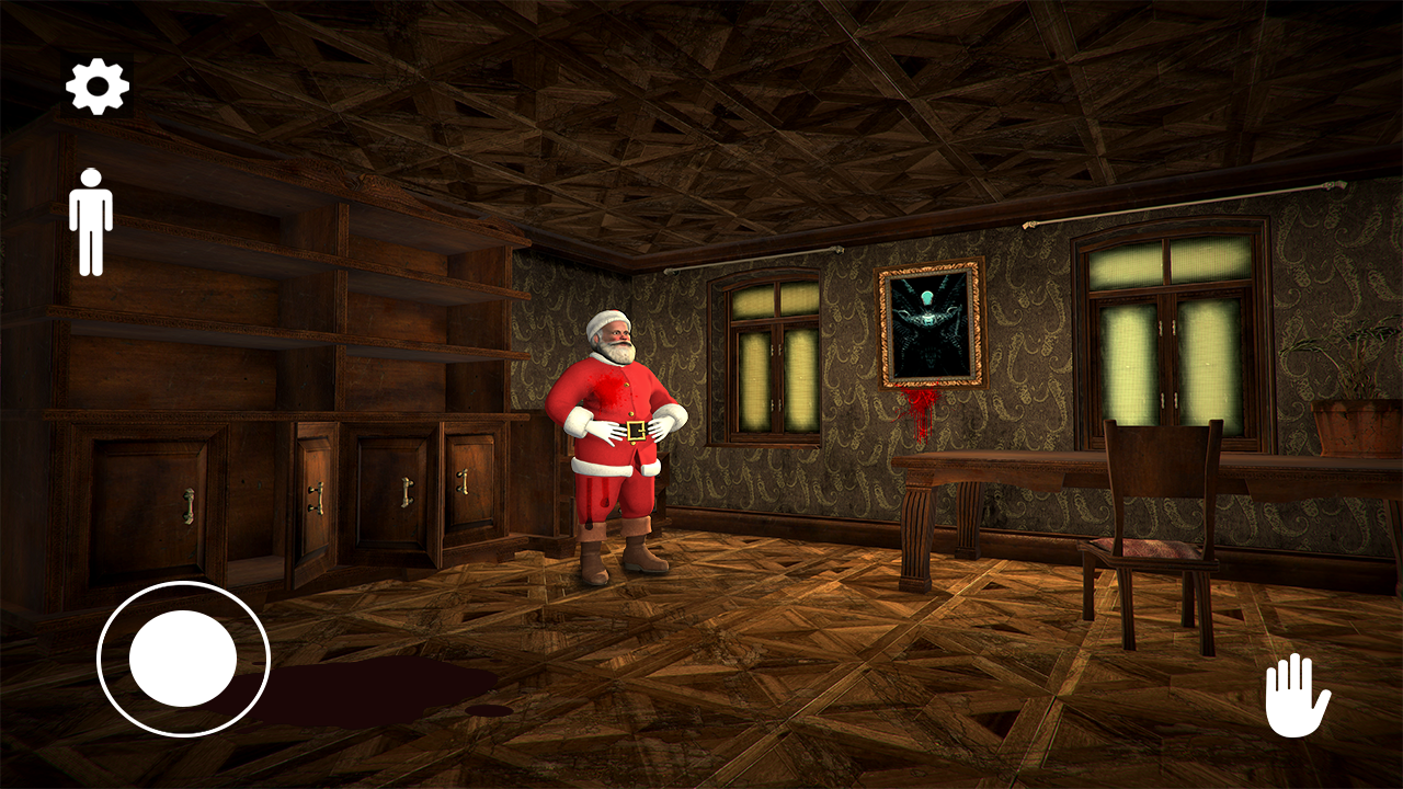 Screenshot 1 of Opa House Kapitel 2 - Gruseliges Weihnachtsmann-Horrorspiel 2