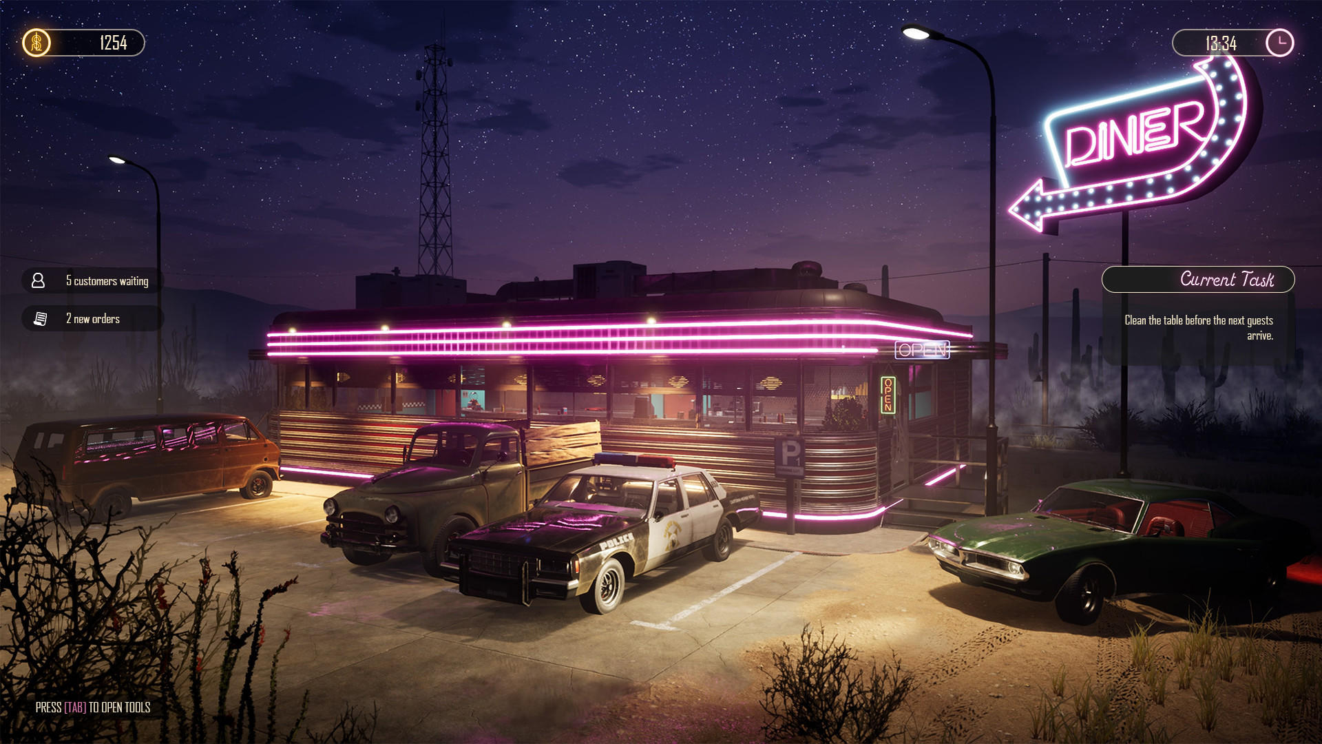 Road Diner Simulator Game Screenshot