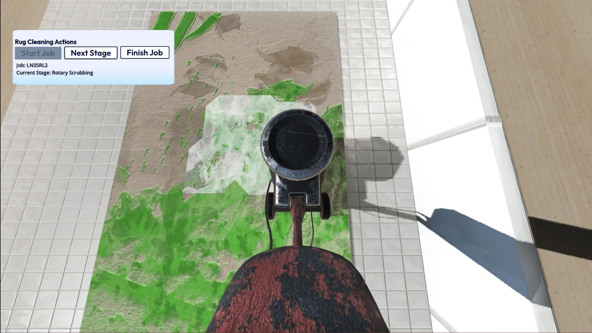 Rug Cleaning Simulator 게임 스크린 샷