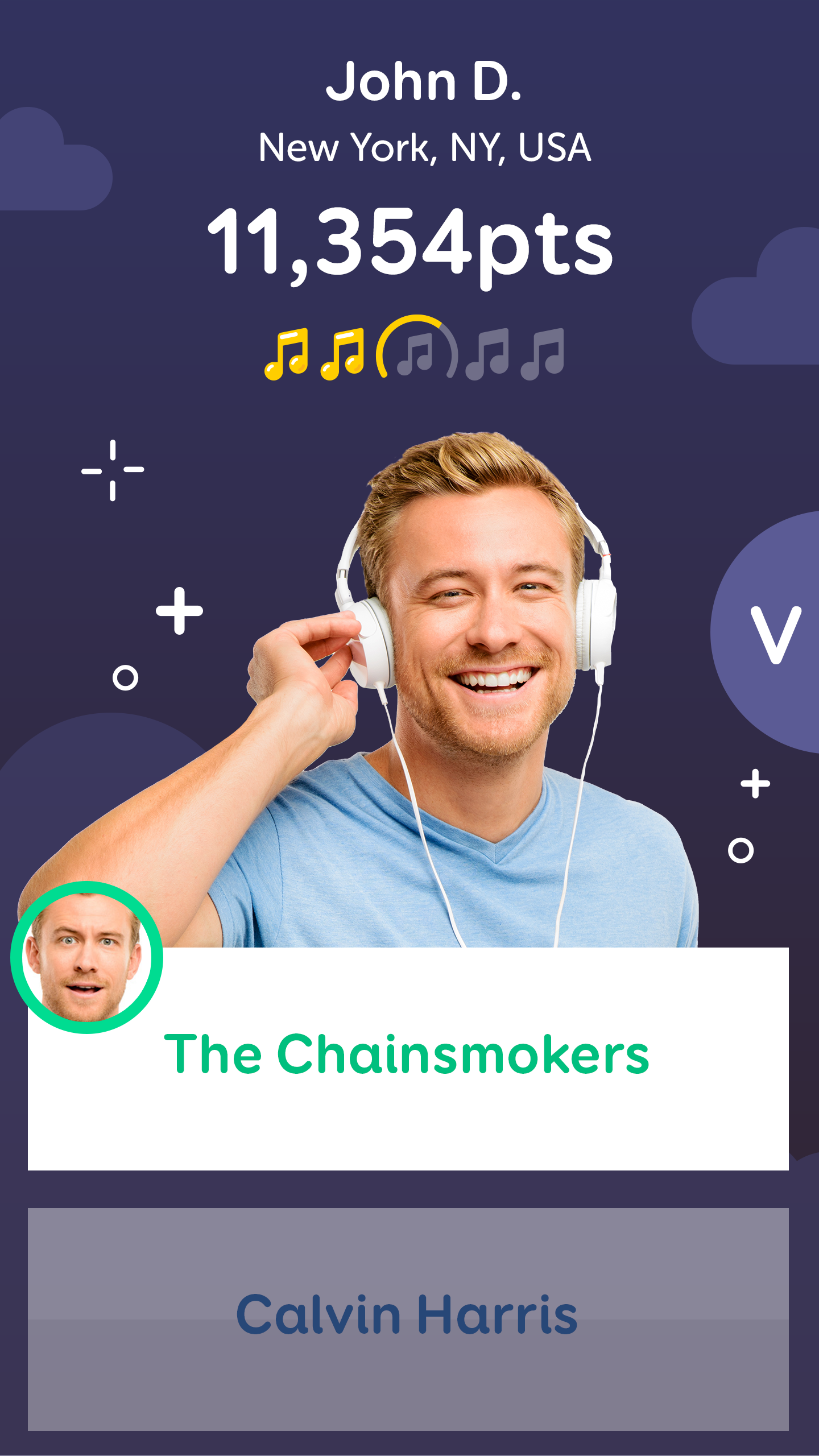 Cuplikan Layar Game SongPop Classic: Music Trivia