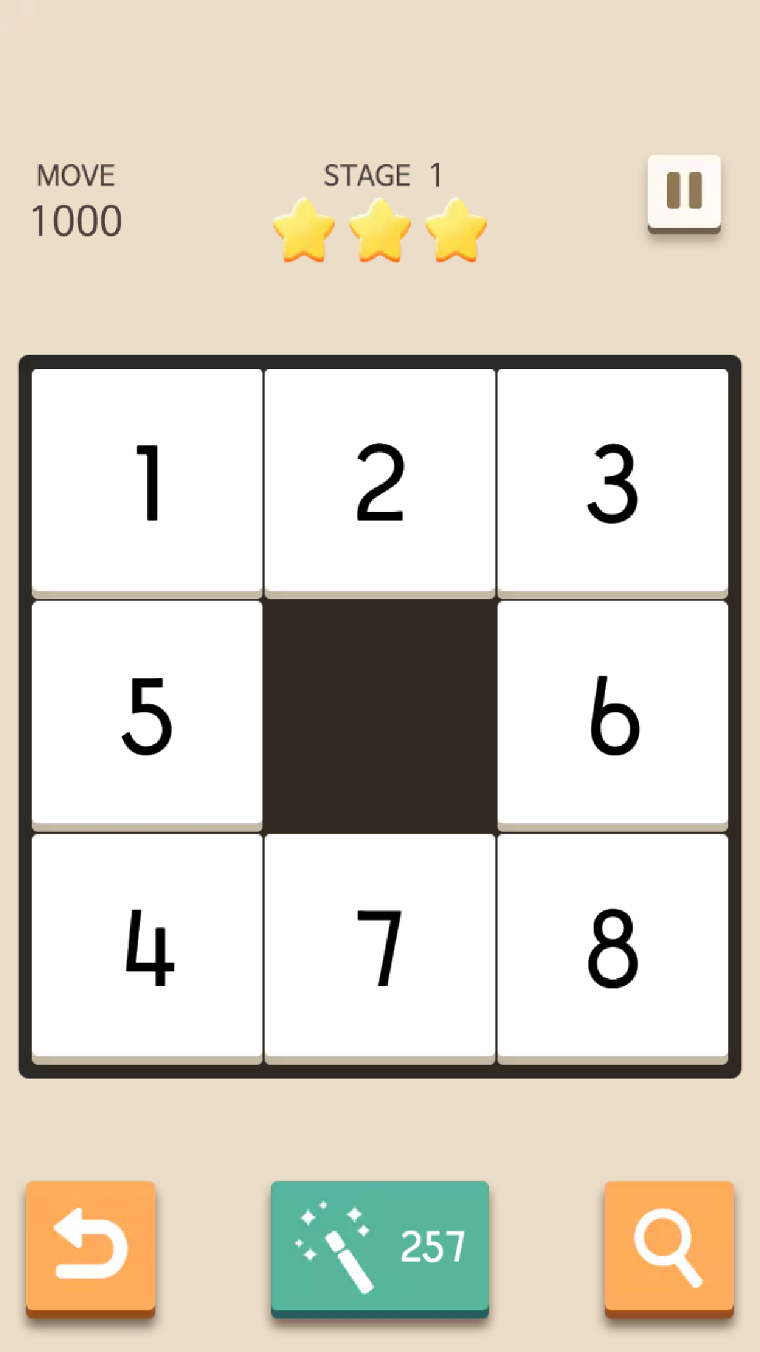Slide Puzzle King Game Screenshot