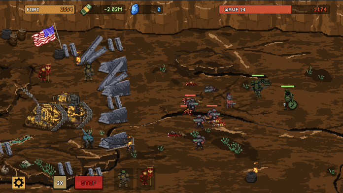 Fortress: Stickman Trenches Game Screenshot