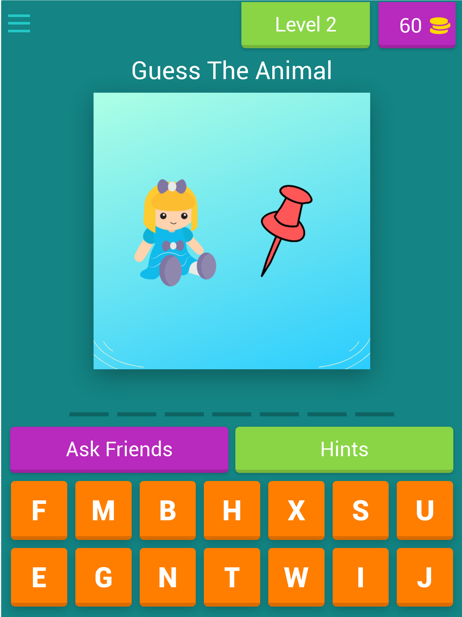 Screenshot of Guess The Animal By Emoji