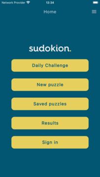 Cuplikan Layar Game Sudokion